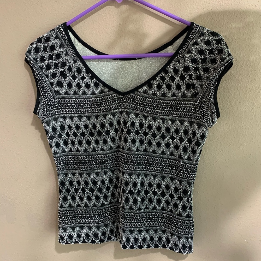 Stretchy Dress Top, Crop Length, slight Sparkle S